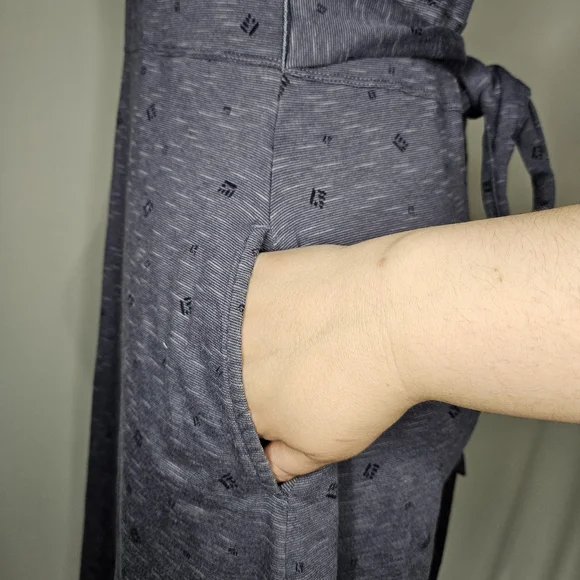 TOAD & CO ‘Printed Cue’ Wrap Dress With Pockets Sz M - Picture 3 of 8